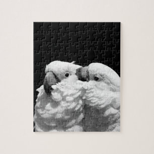 Paare Regenschirm Cockatoos Puzzle