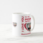 Paare Rote LIEBE IHNEN ZUM MOND-Foto Kaffeetasse (VorderseiteRechts)