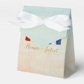 Paare Seesignalflaggen Monogramm Geschenkschachtel (Vorderseite)