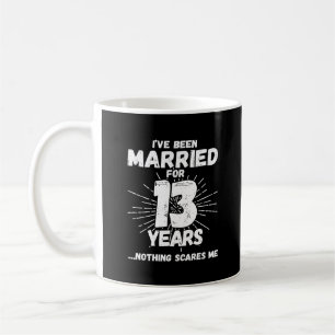 Paare seit 13 Jahren verheiratet Lustiger 13. Hoch Kaffeetasse