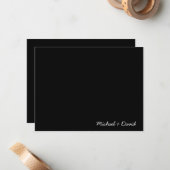 Paare Stationery Mitteilungskarte (Vorderseite/Rückseite Beispiel)