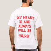 Paare T-Shirt (Rückseite)
