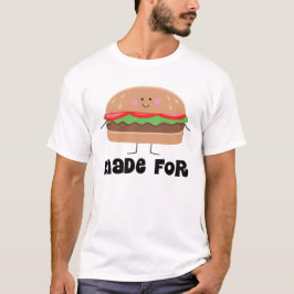 Paare T Shirt, hergestellt für einander Burger und T-Shirt