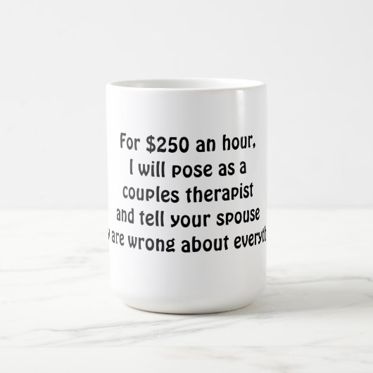 Paare Therapist jemand? Kaffeetasse (Mittel)