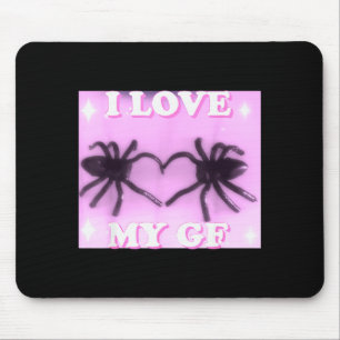 Paare Valentinstag Ich liebe meinen Freund Freundi Mousepad