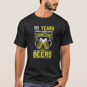 Paare Verheiratet 10 Jahre - Funny 10. Wedding Ann T-Shirt