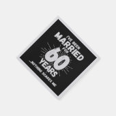 Paare Verheiratet 60 Jahre Witziger 60 Jahre Jubil Serviette (Ecke)