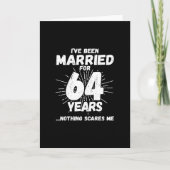 Paare Verheiratet 64 Jahre Funny 64 Jahre Jubiläum Karte (Vorderseite)