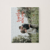 Paare Verheiratet Liebhaber Modernes Foto Personal Puzzle (Vertikal)