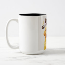 Paare vor der Kaffee-Tasse Zweifarbige Tasse