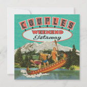 Paare Wochenende Einladungen (Vorderseite)