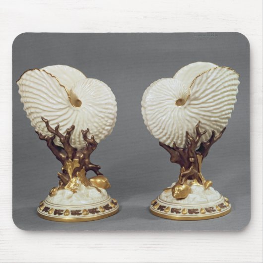 Paare Worcester-Vasen geformt als Nautilus Mousepad (Vorne)