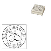 Paare Zuhause Sweet Zuhause Lemons Wood Art Briefm Gummistempel (Stempel)