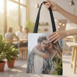 Paarfoto eigenes zweifaches Bild doppelseitig Tasche