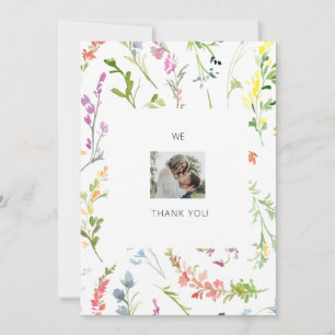 Paarfoto Hochzeit Wildblumen Danke