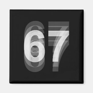 Paarkostüm 67 Six Seven Meme Lustig _1 Magnet
