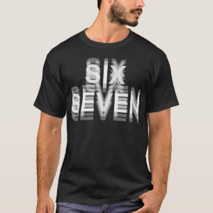 Paarkostüm 67 Six Seven Meme Lustig T-Shirt
