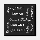 Paarnamen Magnet (Vorne)