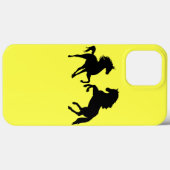 Paarpferde wählen Farben - Gelb Case-Mate iPhone Hülle (Rückseite (Horizontal))