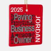 Paarung des Geschäftsinhabers Extraordinaire CUSTO Keramikornament (Rechts)