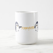 "Paarung wie psychotische Pinguine" Magische Tasse (Zentrum)
