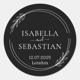 Paarungsfarben Runder Aufkleber