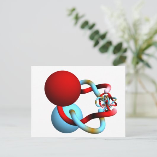 Paarungstanz der Alexander Horned Spheres Postkarte (Stehend Vorderseite)