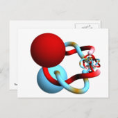 Paarungstanz der Alexander Horned Spheres Postkarte (Vorne/Hinten)