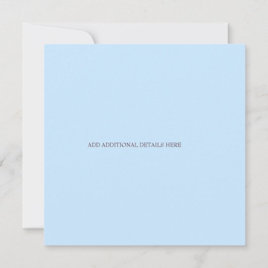 Paarvögel auf dem Zweig| Einladung zur Hochzeit (Rückseite)