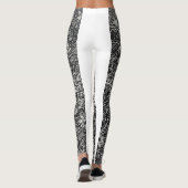 paarweise Leggings, originelles Design Leggings (Rückseite)