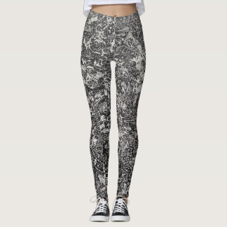 paarweise Leggings, originelles Design Leggings