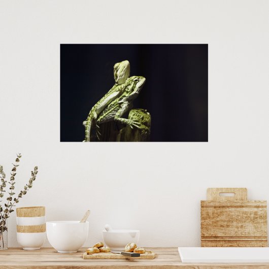 Paating Lizards Poster (Küche)