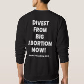 PAAU Logo & Divest Back sweatshirt (Rückseite)