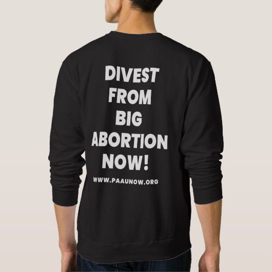 PAAU Logo & Divest Back sweatshirt (Rückseite)