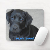 Pab-Zeit für Schwarzes Labor Mousepad (Mit Mouse)