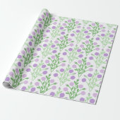 Pabla Petal Lattice in Lilac and Green Geschenkpapier (Ungerollt)