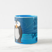 Pablo der Penguin, w/quote auf Tasse (Mittel)