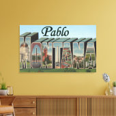 Pablo, MontanaGroße Letter ScenesPablo, MT Leinwanddruck (Insitu (Wohnzimmer))