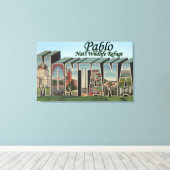 Pablo Nat'l Wildlife Refugium, Montana Leinwanddruck (Insitu (Holzboden))