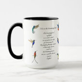 Pablo Neruda Hummingbird Gedicht Tasse (Links)