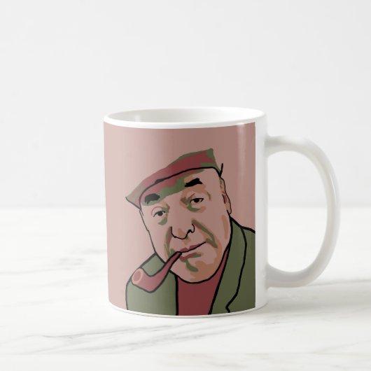 Pablo Neruda Kaffeetasse (Rechts)