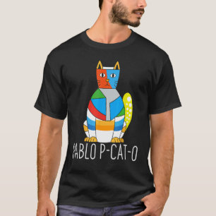 Pablo P-Cat-O Berühmter Künstler Picatsso - Kunstl T-Shirt
