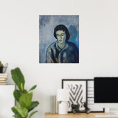 Pablo Picasso - Frau mit Bangs, 1902 Poster (Heimbüro)