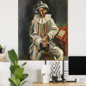Pablo Picasso - Pierrot (1918) Poster (Heimbüro)