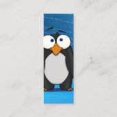 Pablo Pinguin, Glückskarten Mini Visitenkarte (Vorderseite)