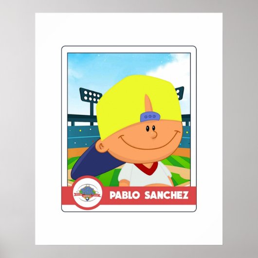 Pablo Sanchez Card Poster (Vorne)