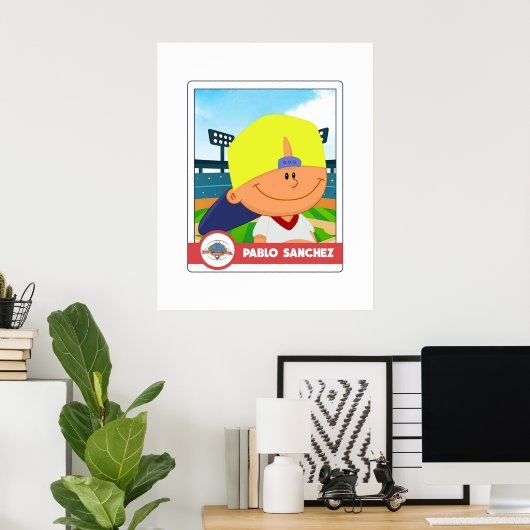 Pablo Sanchez Card Poster (Heimbüro)
