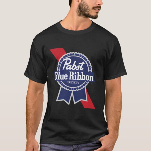Pabst Blue Ribbon Mission State Backprint T-Shirt (Vorderseite)