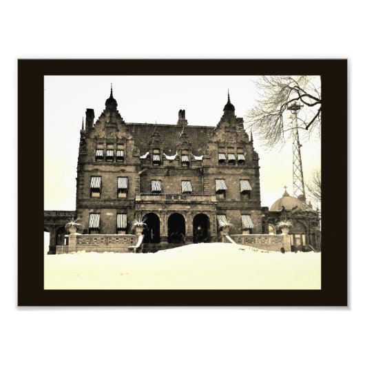 Pabst-Haus im Winter Fotodruck (Vorne)