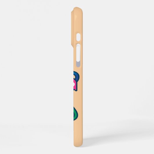 Pac-Atomic Universe – Retro Gaming Art Sticker iPhone Hülle (Linke Seite)